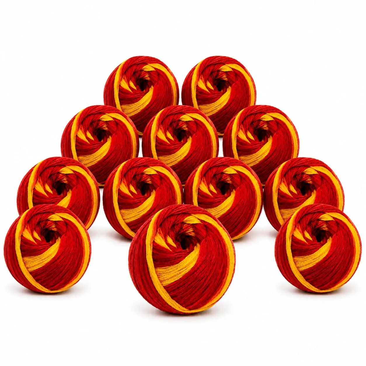 Moli Dhaga Kalava for Pooja | | 100% Cotton Kalawa Mauli Dhaga Roll for Puja | | Set of 12 Pcs (20gm Each) | | Colour -Red,Yellow