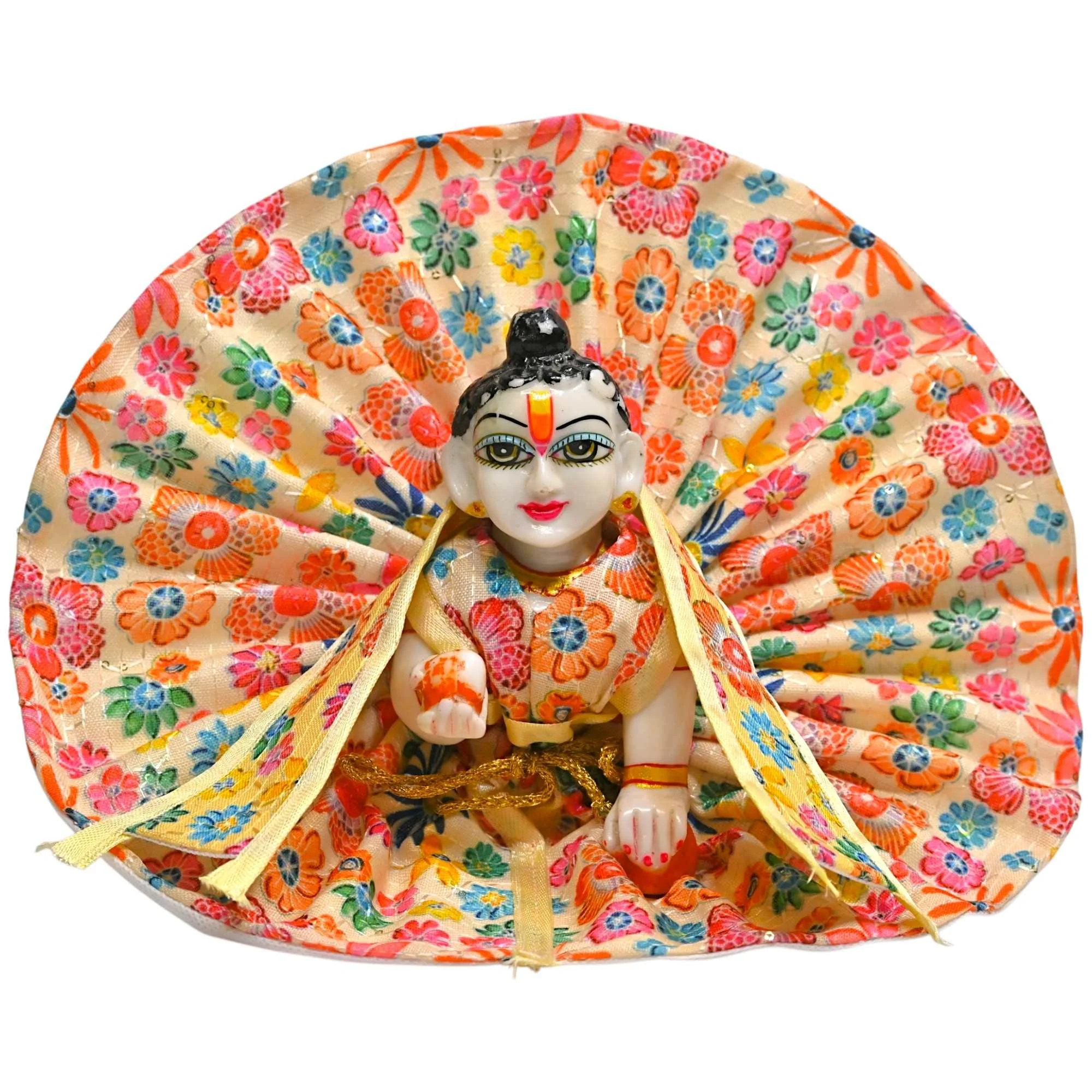 Laddu Gopal Dress Premium Fancy Krishna Ji Poshak | Handmade Bal Gopal Cotton Poshak for Kanha Ji Dress Janmashtami, Daily Shringar | Thakurji Designer Size 0 to 6